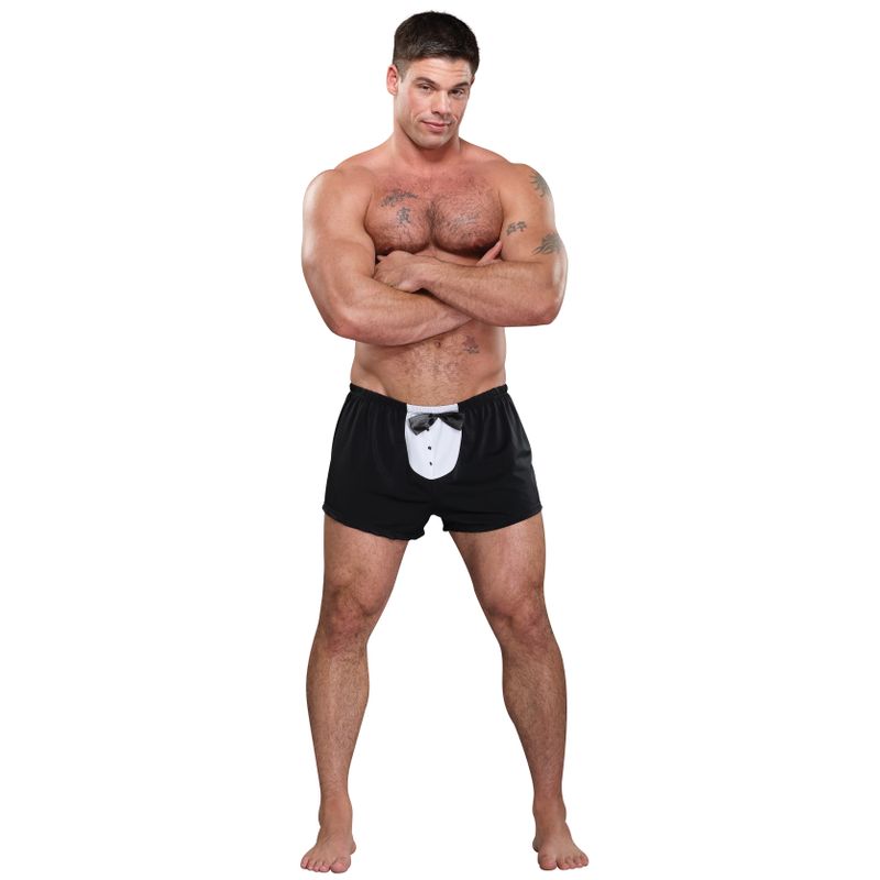 Tuxedo Boxer Novelty Underwear Black