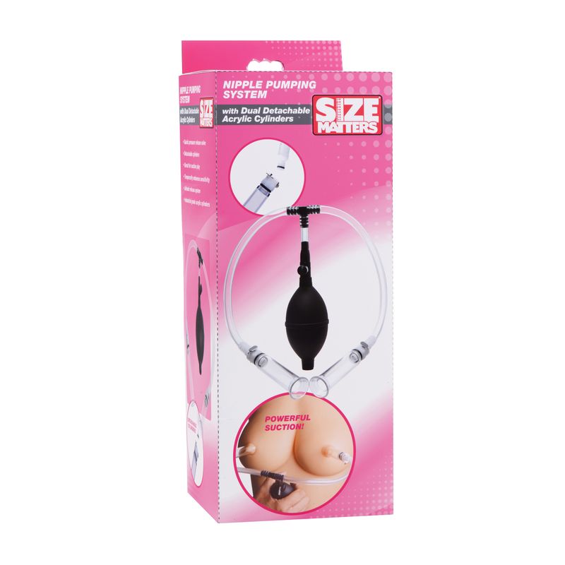 Nipple Pumping System with Dual Cylinders