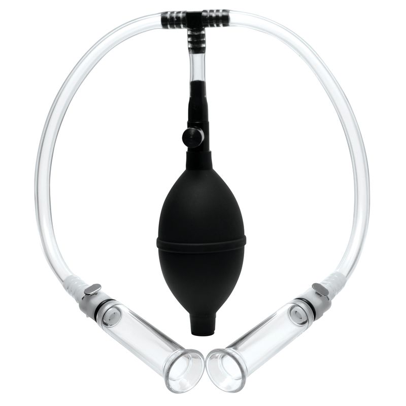 Nipple Pumping System with Dual Cylinders