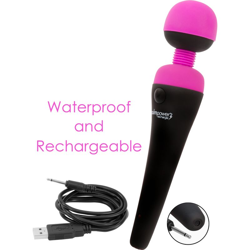 PalmPower Massage Wand Recharge Waterproof