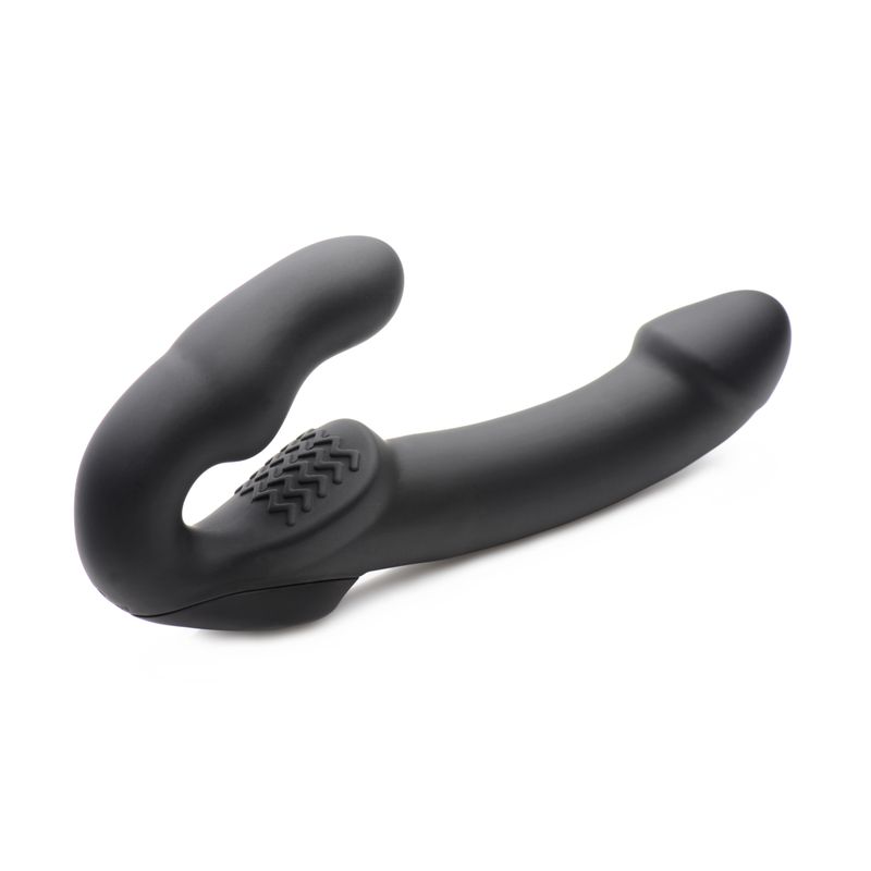Evoke Rechargeable Vibrating Silicone Strapless Strap On
