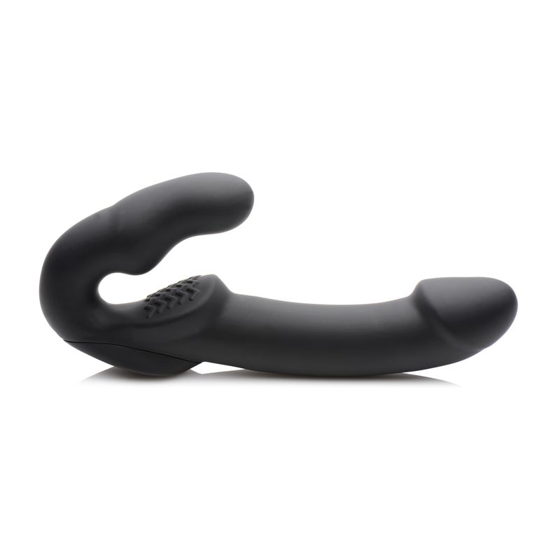 Evoke Rechargeable Vibrating Silicone Strapless Strap On