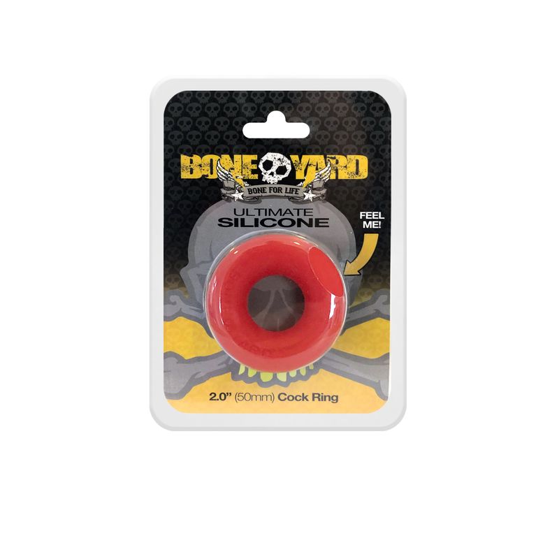 Ultimate Silicone Cock Ring Red