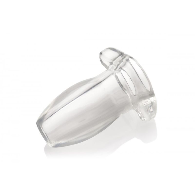 PeepHole Clear Hollow Anal Plug Small