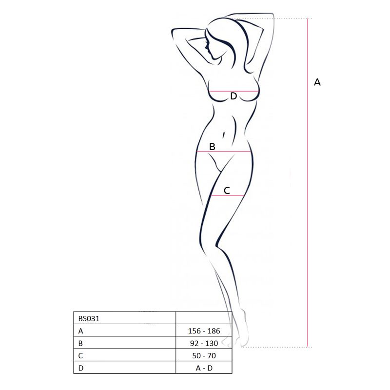 Bodysuit Open Cup White BS031