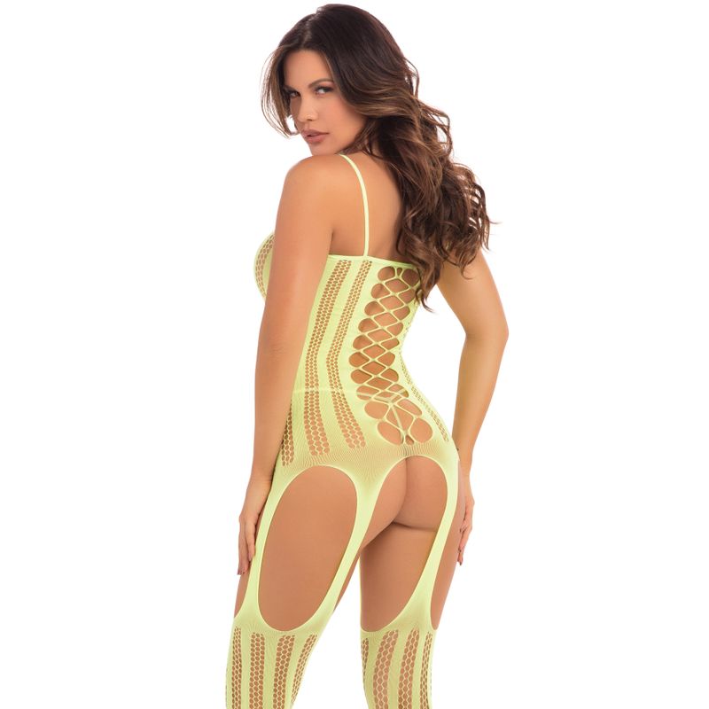 Fake News Bodystocking Yellow