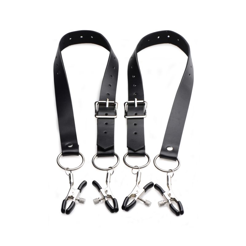 Labia Spreader Straps with Clamps