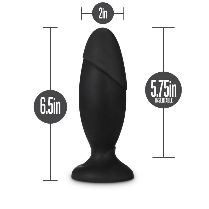 Anal Adventures Platinum Silicone Rocket Plug