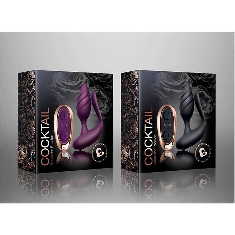 Cocktail Dual Stimulator Black