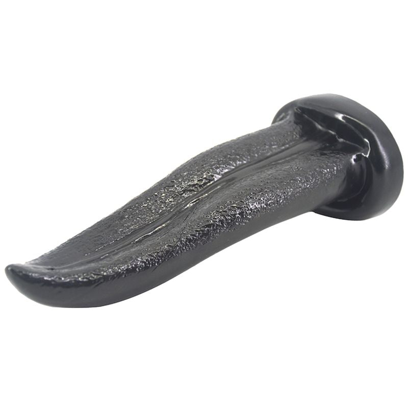Tongue Shape Anal Plug Black