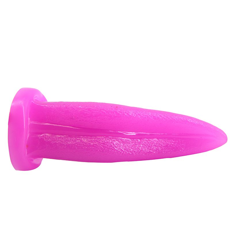 Tongue Shape Anal Plug Purple