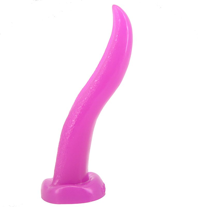 Tongue Shape Anal Plug Purple