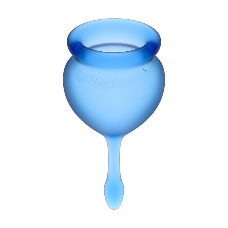Feel Good Menstrual Cup Light Blue 2pcs