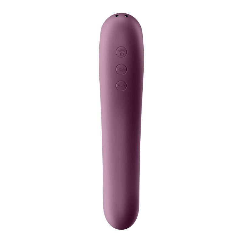 Satisfyer Dual Kiss Wine Red