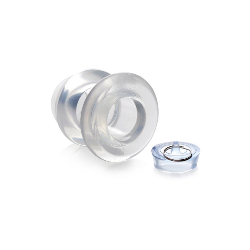 Ass Bung Clear Hollow Anal Dilator 3.5in Large
