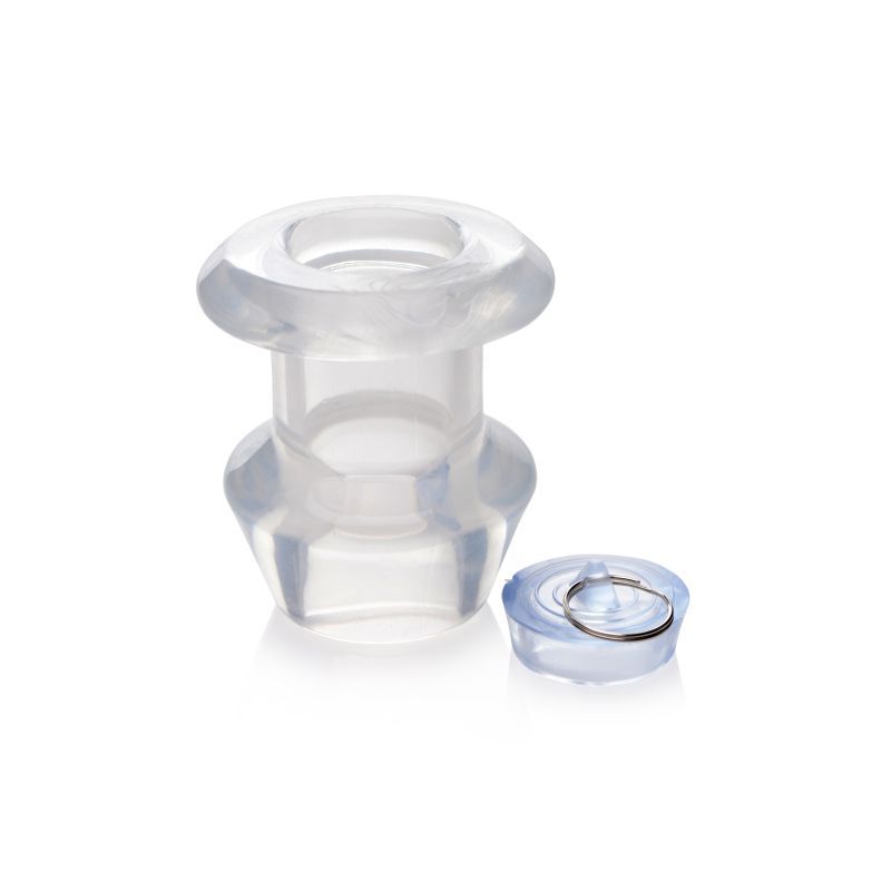 Ass Bung Clear Hollow Anal Dilator 3in Medium