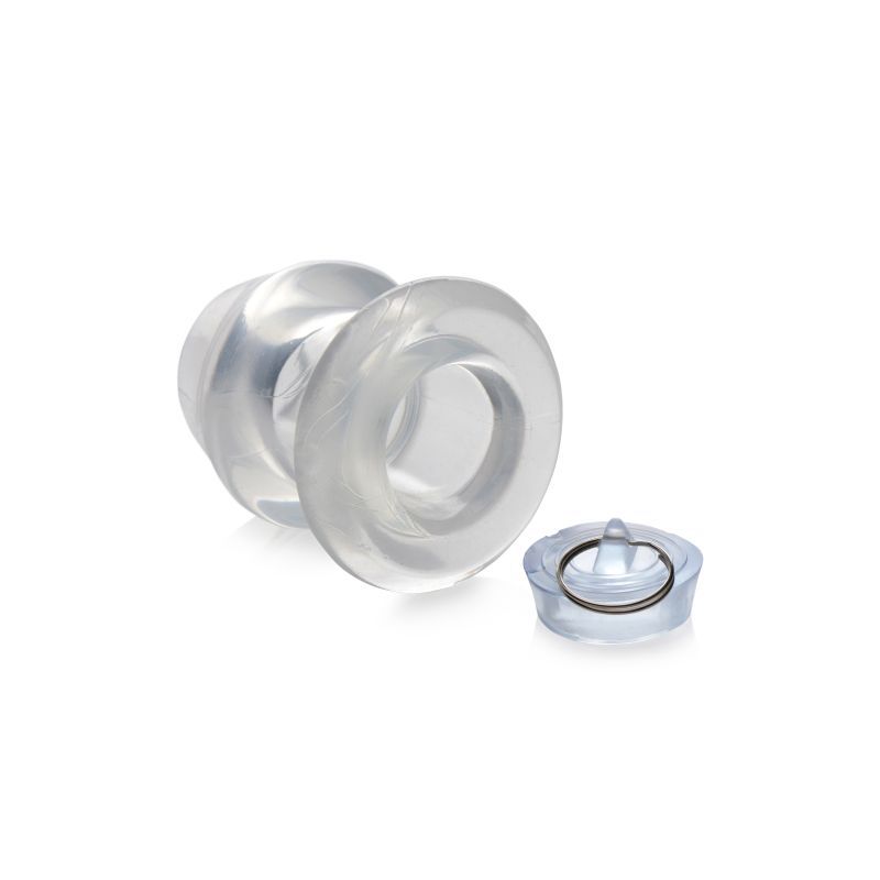 Ass Bung Clear Hollow Anal Dilator 3in Medium