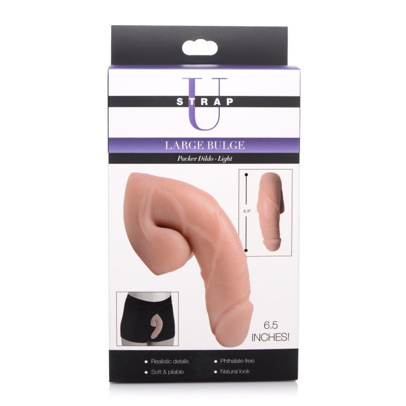 Large Bulge Soft Packer Dildo Light