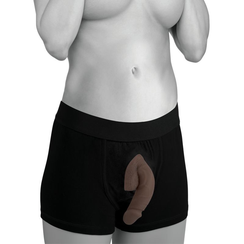 Large Bulge Soft Packer Dildo Medium Tone