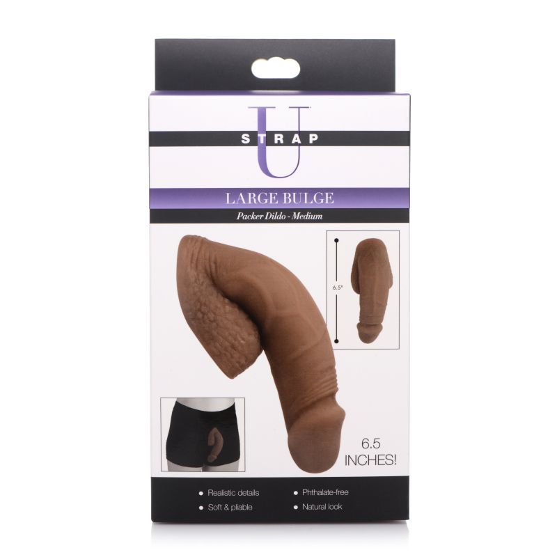 Large Bulge Soft Packer Dildo Medium Tone
