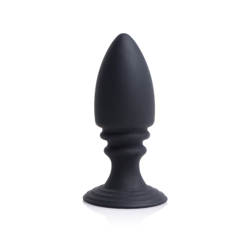 Male Chastity Harness w Anal Plug Black
