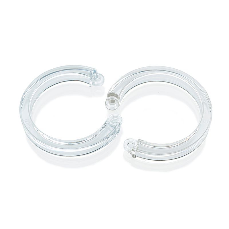Cockcage U Ring 2 Pc L/XL Clear