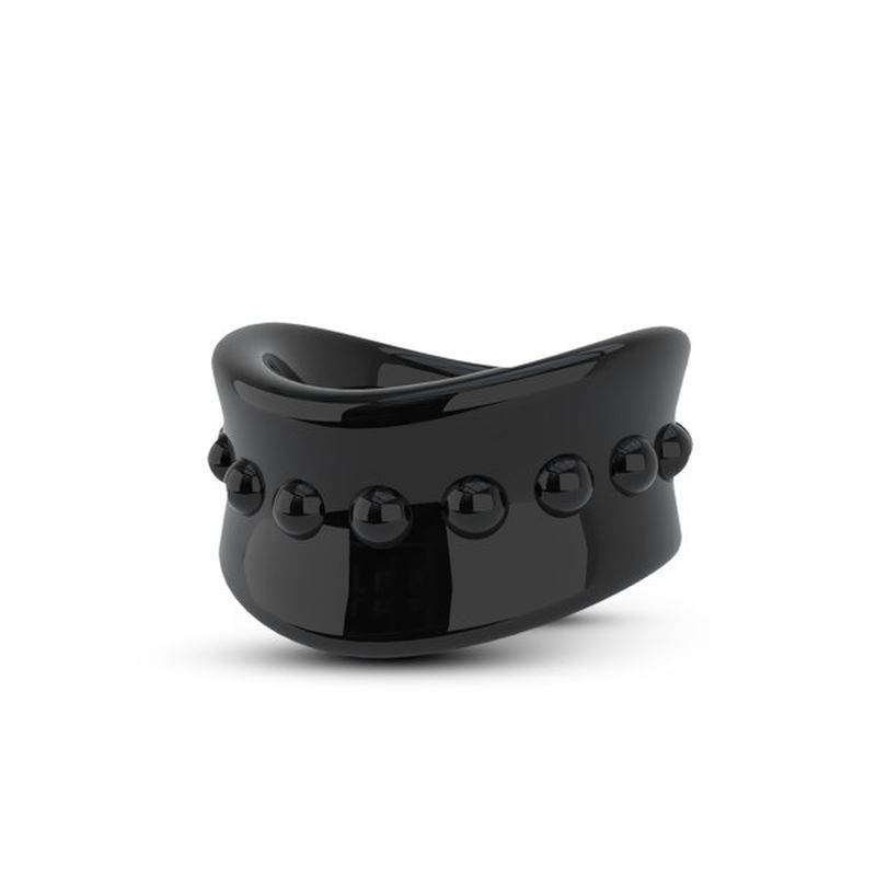Stay Hard Beef Ball Stretcher Snug 1.5in Black