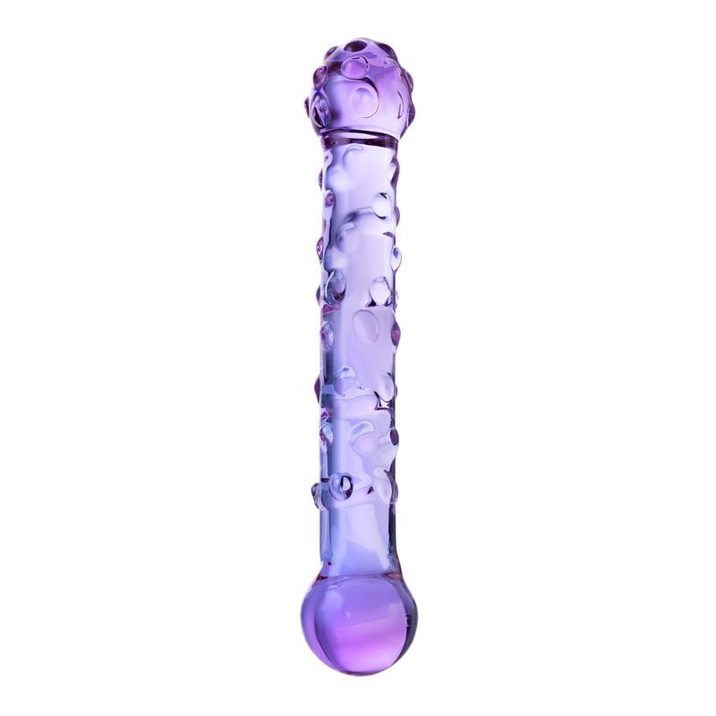 Sexus Glass Dildo Duo Pink 19.6cm