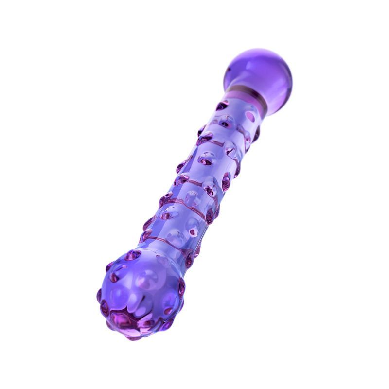 Sexus Glass Dildo Duo Pink 19.6cm