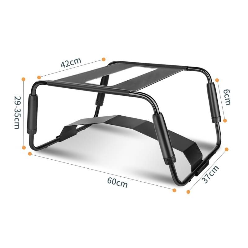 Sex Chair Adjustable Height Black w Arch Bridge