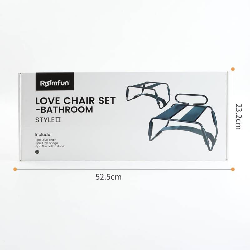 Sex Chair Adjustable Height Black w Arch Bridge
