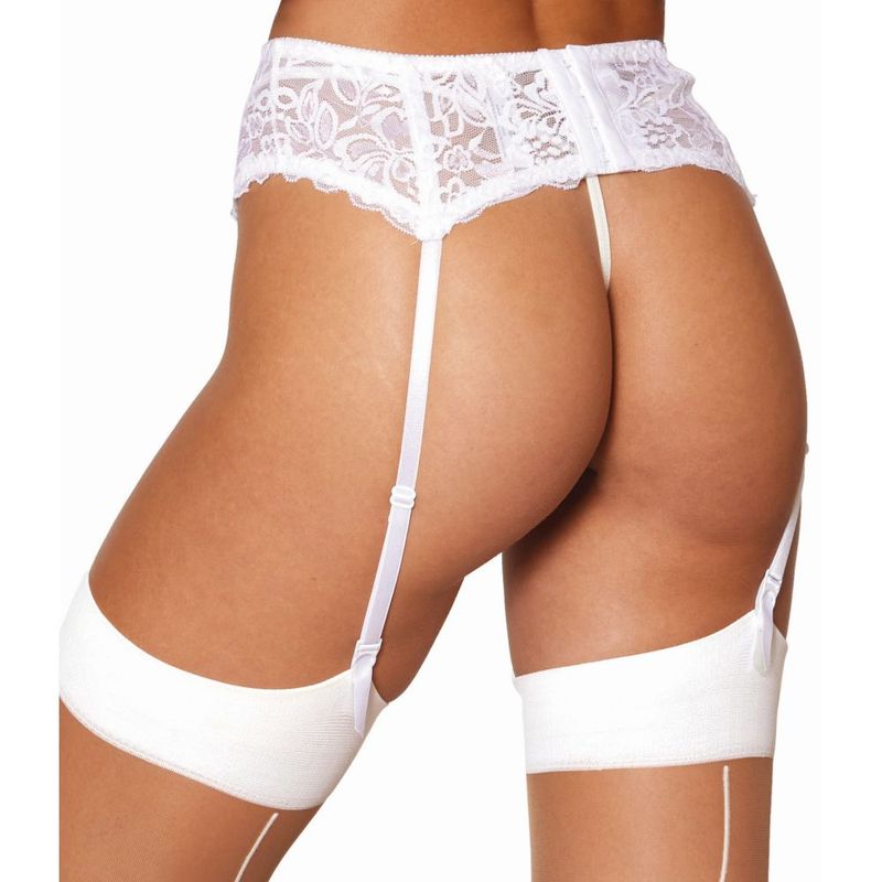 Dreamgirl Lace Garter Belt Black
