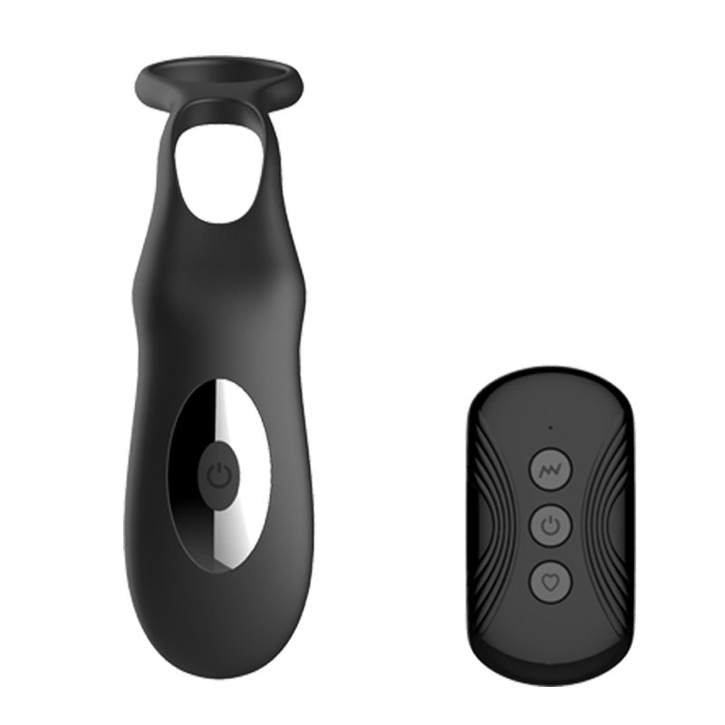 Thrusting Silicone Butt Plug with Cockring and Remote
