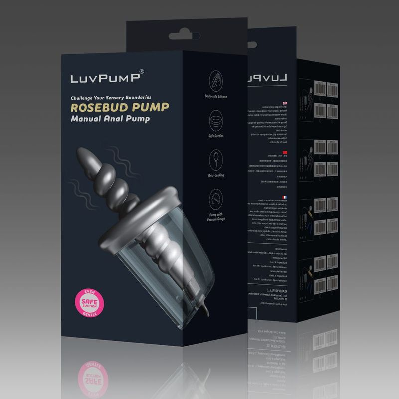 Automatic RoseBud Anal Pump and 3 Plug Pro Set