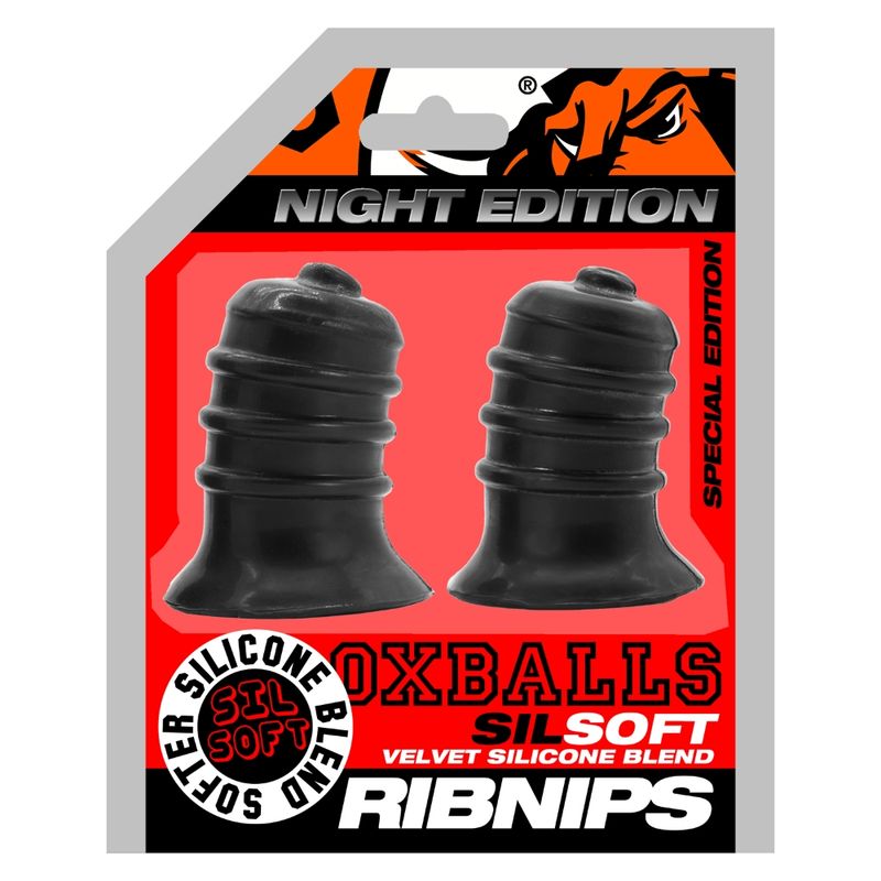 Ribnibs Curved Springy-Ribbed Nip Suckers Night