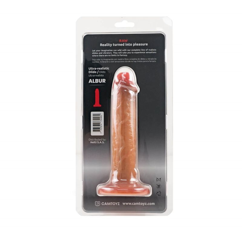Ultra Realistic 20cm Silicone Dildo Albur