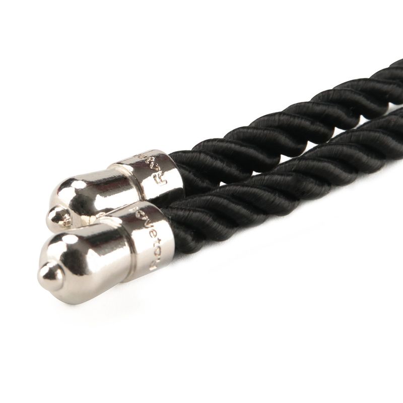 Rebellion Reign Ebony Silky Bondage Rope Black