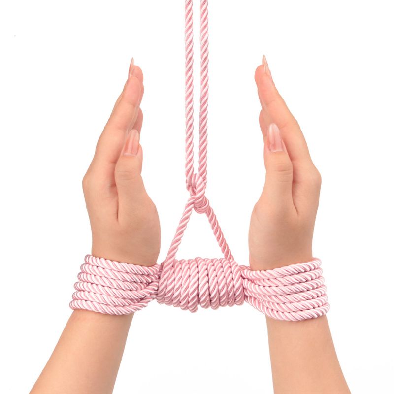 Rebellion Reign Rose Silky Bondage Rope Pink