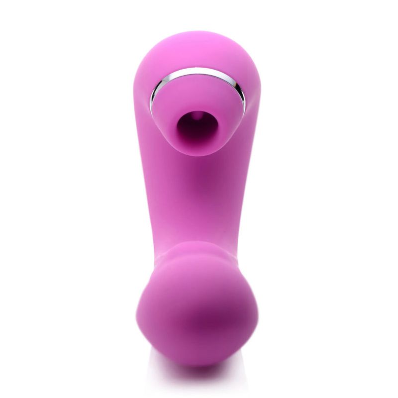 Shegasm 5 Star 10X Tapping G-Spot Vibe w Suction Pink