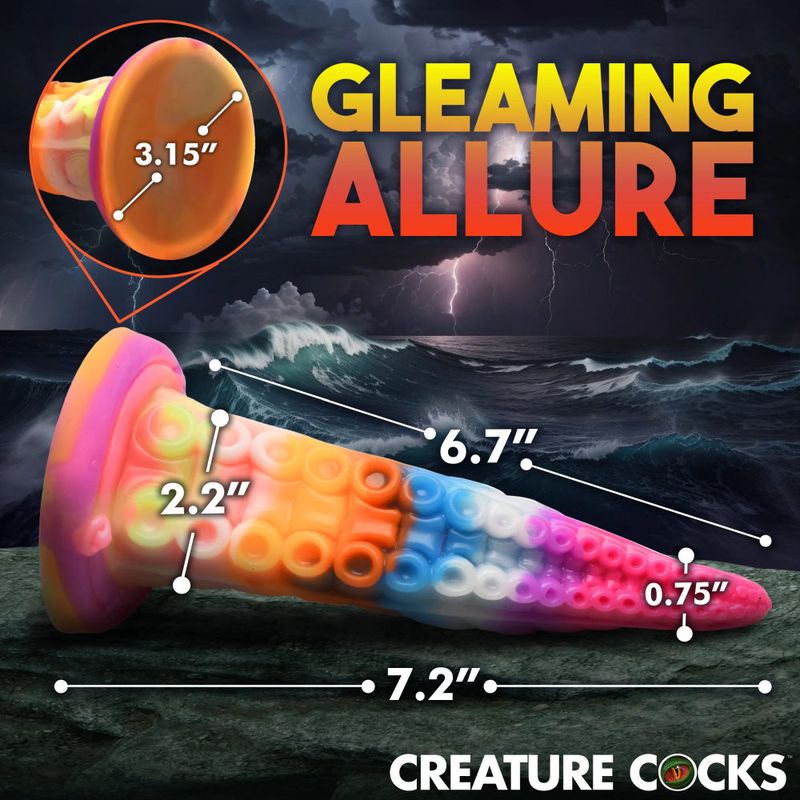 Luminoctopus GITD Tentacle Dildo