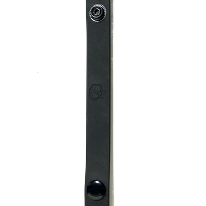 Boneyard Silicone Cock Strap - 3 Snap Ring - Black