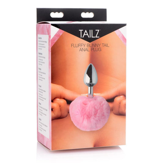 Fluffy Bunny Tail Anal Plug