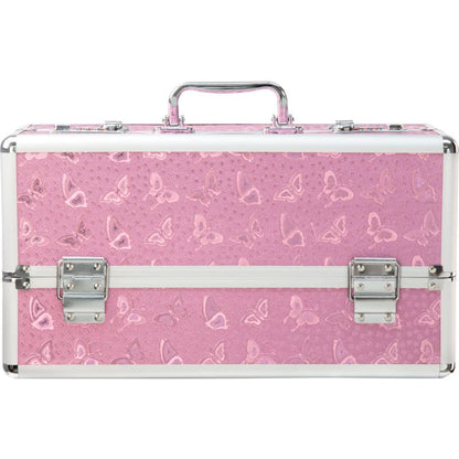 Lockable Large Vibrator Case Pink