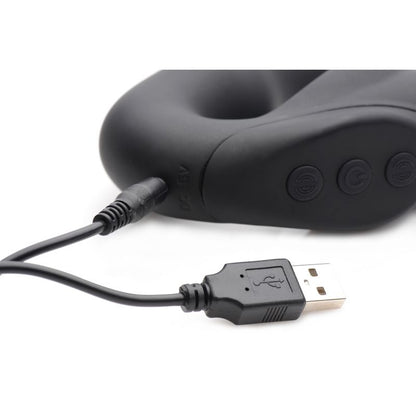 Evoke Rechargeable Vibrating Silicone Strapless Strap On