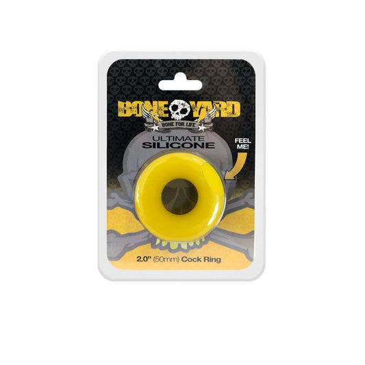 Ultimate Silicone Cock Ring Yellow