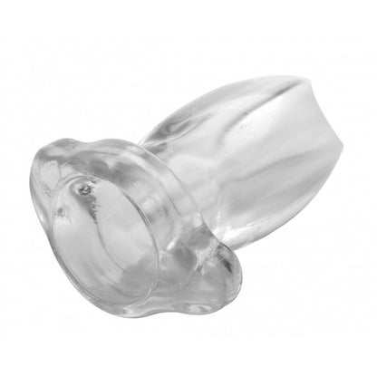 PeepHole Clear Hollow Anal Plug Small