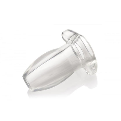 PeepHole Clear Hollow Anal Plug Small
