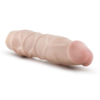 Dr Skin Cock Vibe 1 9in Vibrating Cock Beige