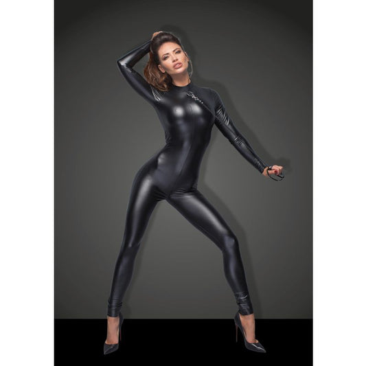 Power Wetlook Overall With Leash And 2 Way Zipper