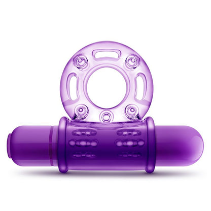 Play With Me Couples Play Vibrating Cock Ring Purple